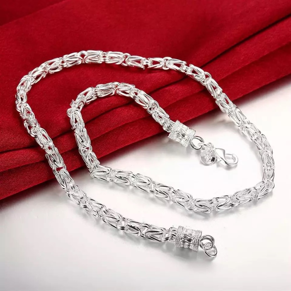 Fashion 925 Sterling Silver Necklaces